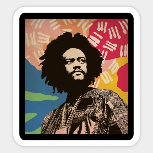 Vintage Poster - Kamasi Washington Style Sticker